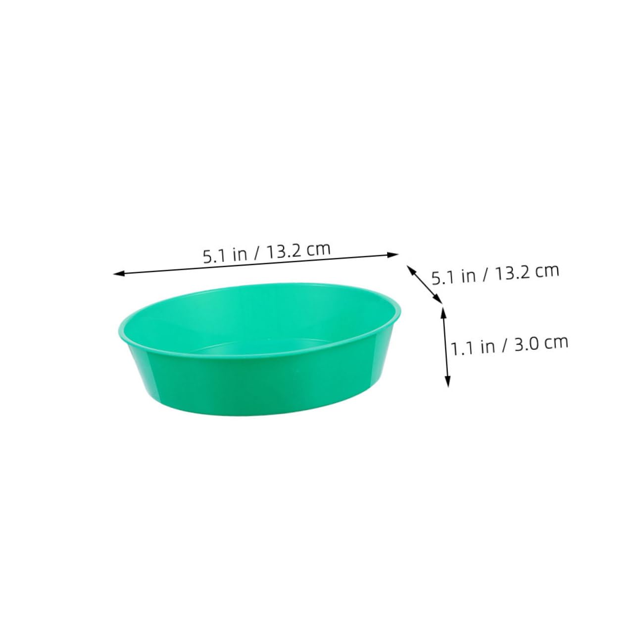 jojofuny 5 Sätze Seal Bausätze Farbmischpalette Pigmentmischplatten Kunstmalerei-Palette Praktische Mischschalen Palettenschüssel Mischtabletts Für Künstler Plastik 8 Stück * 5