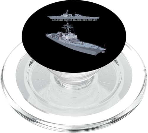 Diagrama del Buque Destructor de la Clase Arleigh Burke PopSockets PopGrip para MagSafe