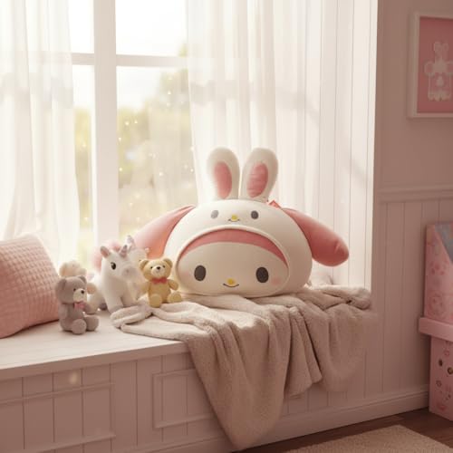 Image of MINISO My Melody Head-Shape Plush Toy 40 CM | Ultra Soft Plush Stuffed Toy for Kids