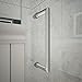 DreamLine Unidoor Plus 46 in. W x 34 3/8 in. D x 72 in. H Frameless Hinged Shower Enclosure in Chrome, SHEN-24460340-01
