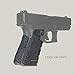 TALON GRIPS Adhesive Pistol Grip Compatible with Glock 19, 23, 25, 32, 38 – Made in The USA – Gen 4 Medium Backstrap - Granulate Black