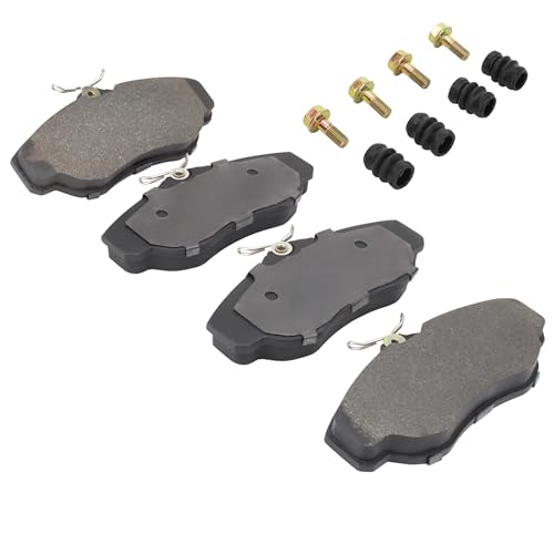 Image of QUALITY-BUILT Front Ceramic Brake Pads, Black Series 1003-0676C, Compatible with 1996-2004 Land Rover (Discovery,Range Rover)