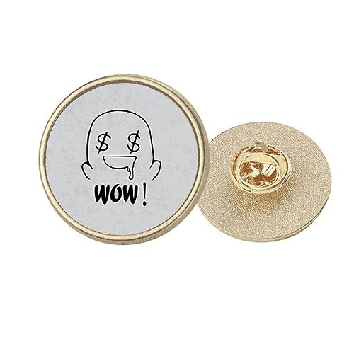 Broche chat en métal doré de taille M, bijoux de sac et accessoire mode pour gilet