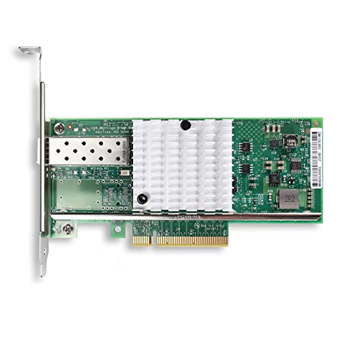 Image of 10Gb PCI-E NIC Network Card with Intel 82599EN Chip, Single SFP+ Port, Compare to Intel X520-DA1, PCI Express X8, Ethernet Converged Network Adapter Support Windows Server /Windows, Linux, Vmware