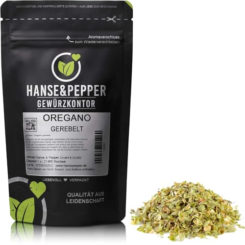250g Oregano gerebelt getrocknet ideal zu Pizza sehr aromatisch ohne Zusätze - Gourmet Serie
