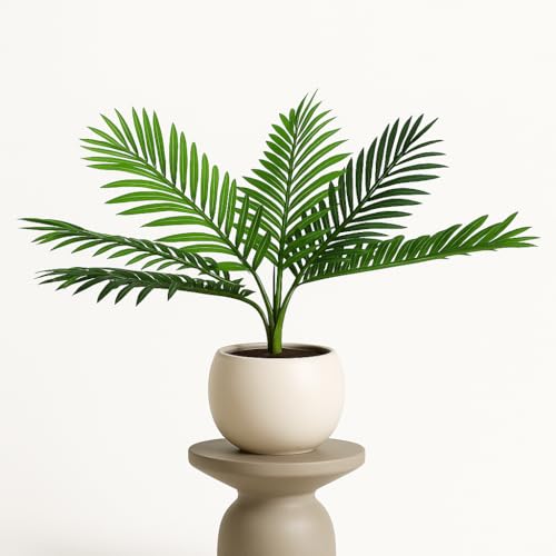 Image of Kayra Decor Natural Looking Areca Palm | Ornamental Plant for Interior | Indoor Tropical Plant for Home /Shop /Office Decor /Gifting Artificial Plant with Nursery Pot (1.75 ft, Green)