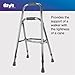 Days Hemi Walker - Mobility Aid for Elderly, Handicapped, Disabled Users - One Arm or Hand Support, Folding, Aluminum, Height Adjustable - Weight Capacity Up to 300 Pounds