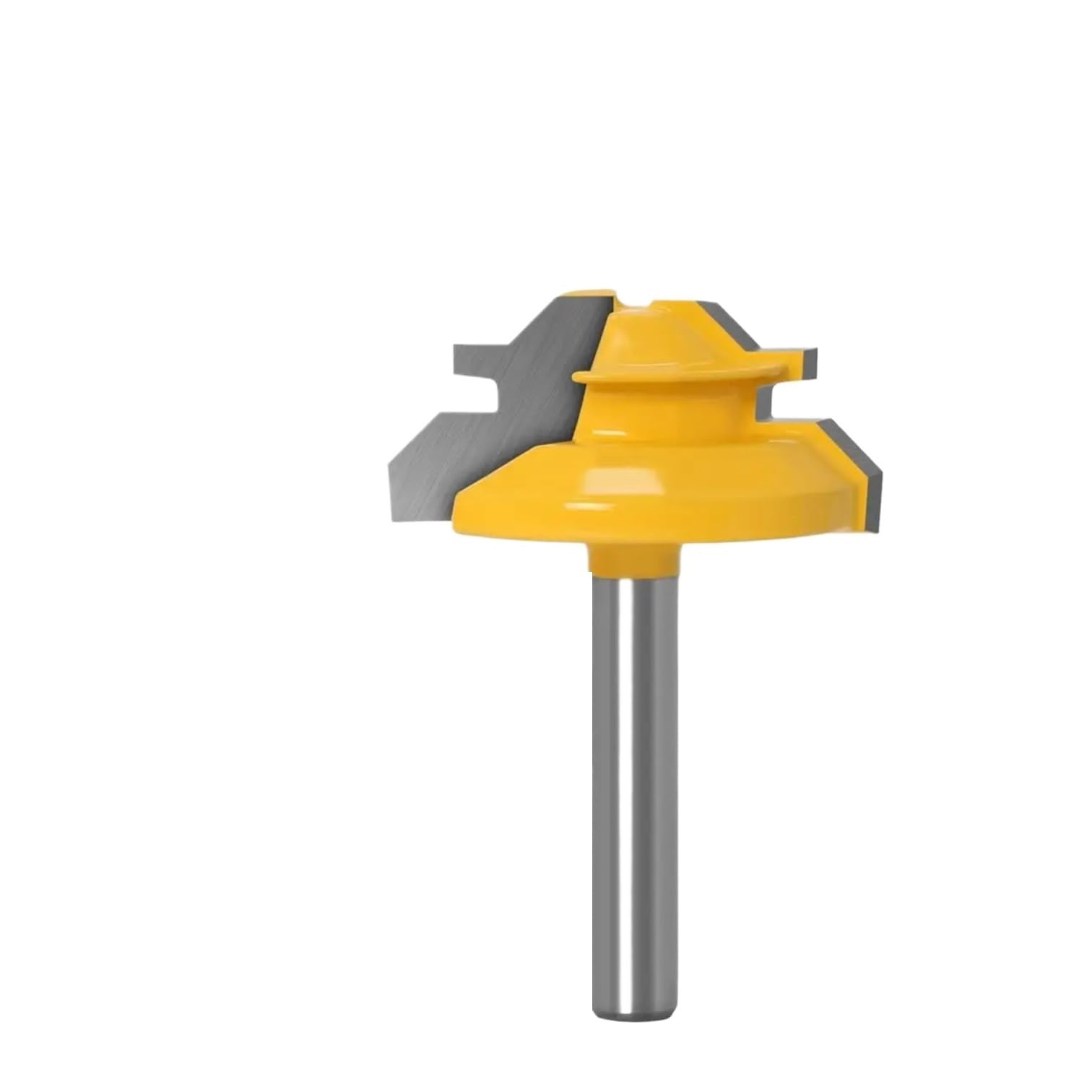 Epaknhgd 6.35X34.9mm 1Pc 45 Degree Lock Miter Router Bit 1/4 6Mm Shank Woodworking Milling Cutter Tool Drilling For Wood Carbide Alloy(6.35X34.9mm)