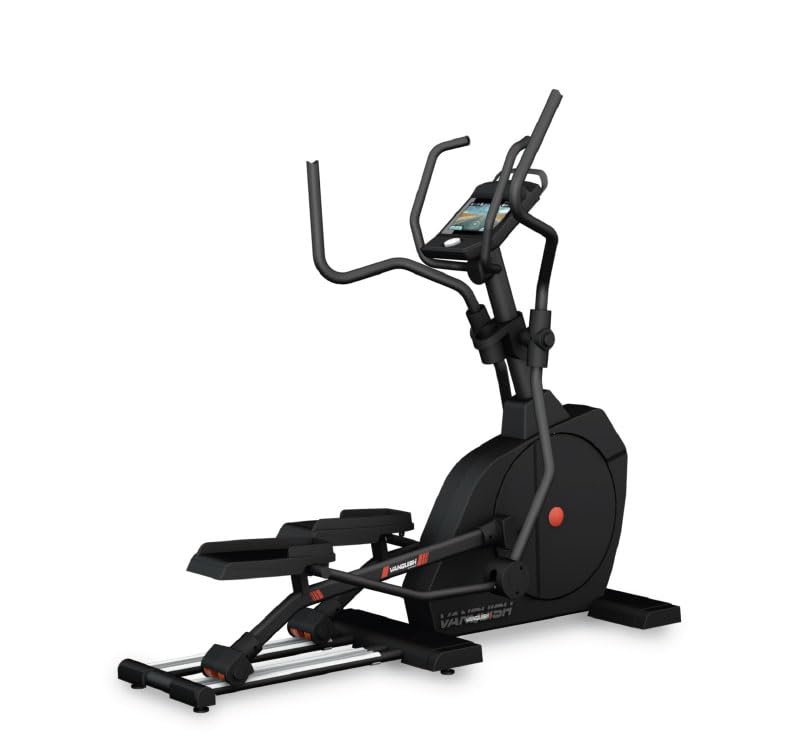 BH Bicicletta Ellittica Vanquish Multimedia - Kinomap e Zwift - Inerzia 35kg - Corsa 51cm - Monitor multimedia