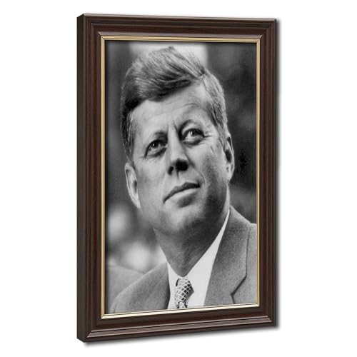 Décoration murale toile JFK habiller un mur vide cadre à suspendre Maison Blanche