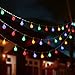 LE 33Ft 100 LED Colored Globe String Lights, 8 Lighting Modes with Timer, Fairy Twinkle String Light Bulb for Home, Party, Wedding, Christmas Tree Décor, Adapter Included