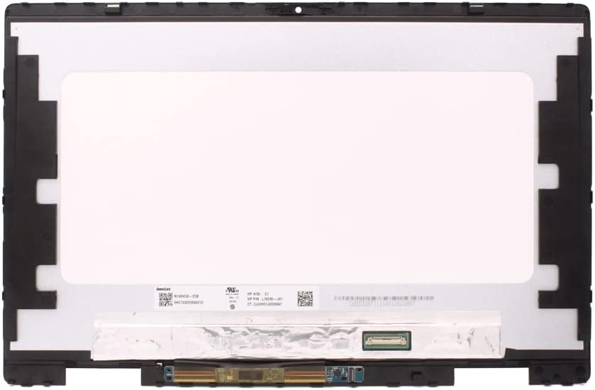 Screen Replacement for HP Pavilion X360 14-EK 14T-EK 14-EK0013DX 14-EK0023DX 14-EK0033DX 14-EK0073DX 14-EK0XXX 14T-EK000 14T-EK1000 N09468-001 N09469-001 FHD LCD Touch Assembly Support Stylus
