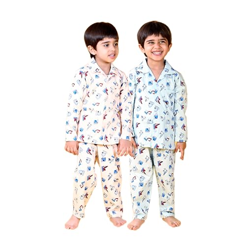 Image of Jam & Sugar Boys Cotton Printed Night Suit Set