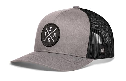 Image of HAKA State City Trucker Hat for Men & Women, Adjustable Baseball Hat, Mesh Snapback, Sturdy Outdoor Black Golf Hat