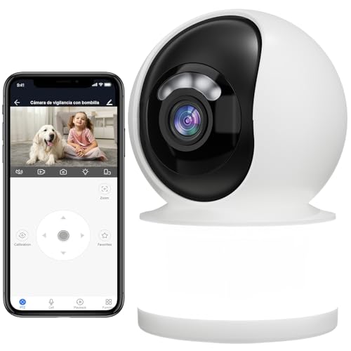 La mejor comparación de Sistema de Camaras de Vigilancia del mes. 50 IWNG Camaras de Seguridad 2MP WiFi Inalambricas Rotating IP Cámaras Tipo Domo, ARKARTECH 3MP(2304×1296P) Sistema de Camaras de Vigilancia 360 Grados Monitor para Bebé