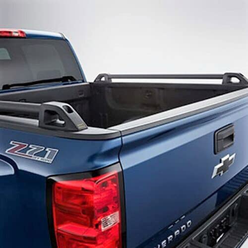 PutcoSport Side Rails Fits Chevy Silverado 1500/GMC Sierra 1500 2014-2025 5'8" Bed - Matte Black