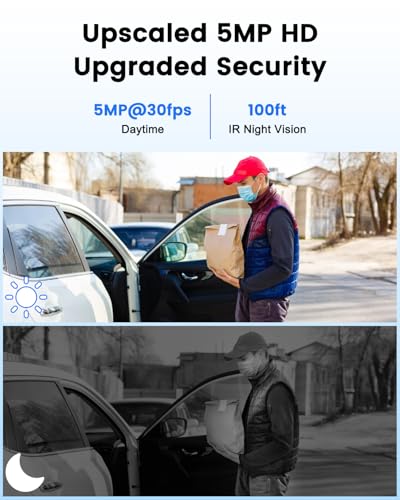 Bextgoo Doorbell Camera Wireless, 5MP Video Doorbell Wireless, Camera Doorbell with Chime, No Monthly Fee, Human Detection, 2-Way Audio, Live View, Video Call, Support Local & Cloud Storage, IP66 - Image 2