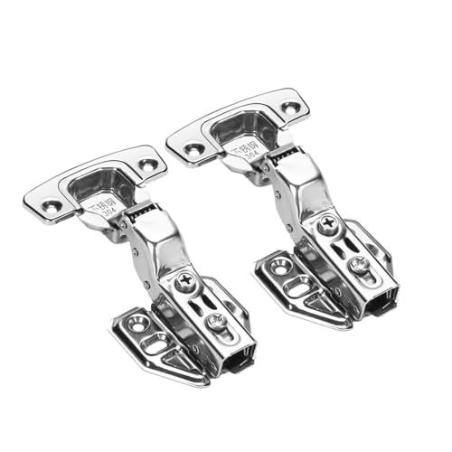 Bisagras de armario de 2 unidades, bisagras para puerta de dormitorio, bisagras perfectas para armarios de cocina, bisagras de cierre , bisagras ocultas para armario
