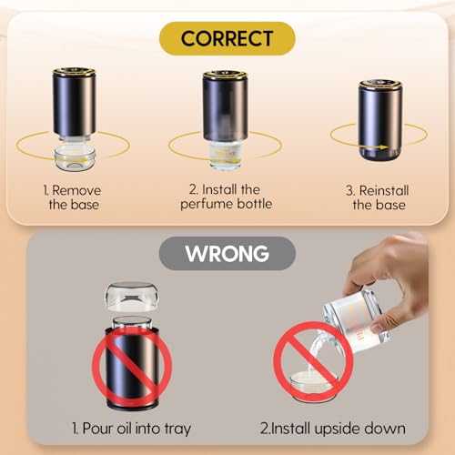 Image of Smart Car Air Freshener Refill 50ml (1.69OZ)- Car Diffuser Perfume Made with Natural Plant Extracts, Essential Oil Refill Compatible with Most Air Diffusers, Long-Lasting Car Fragrance - Ocean