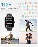 TUYOMA Smart Watch for Men Women -1.91" Fitness Watch with Answer/Make Calls, Step Counter, Heart Rate Sleep SpO2 Monitor, 112+ Sports Fitness Tracker, IP68 Waterproof Smartwatch for Android iOS - Image 5