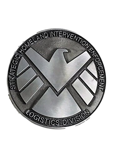 Marvel Comics AGENTS OF SHIELD Homeland Logo Metal Enamel BELT BUCKLE