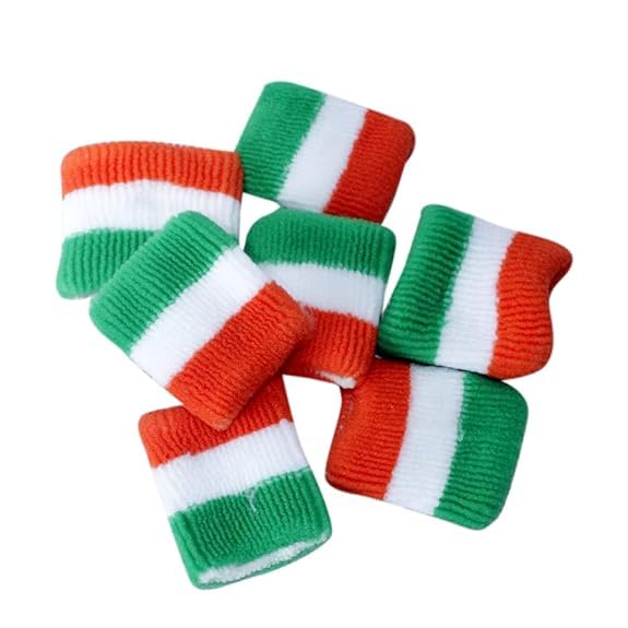 Indian Flag Wristbands for Independence Day and Republic Day Celebrations, Tricolour Design, Pack of 24-image-14