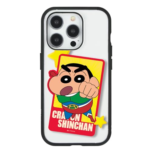グルマンディーズ クレヨンしんちゃん IIIIfit Clear iPhone15 Pro 対応 ケース しんちゃん BCYS-55A