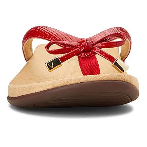 Image of Vionic Women's Rest Bella Toe Post Sandal- Supportive Ladies Orthotic Sandals that include Three Zone Comfort with Arch Support- Flip Flop for Ladies, Medium and Wide Width Size 5-12