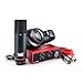 Focusrite Scarlett Solo Studio 3rd Gen USB Audio Interface Bundle with Boom Stand, XLR Cable and Pop Filter (4 Items)