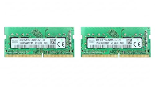 Image of 16GB Laptop RAM Kit (8GBx2) DDR4 2400MHz PC4-19200 SODIMM | Compatible Upgrade for Samsung | 1Rx8 Dual Channel 260-Pin 1.2V Memory Upgrade