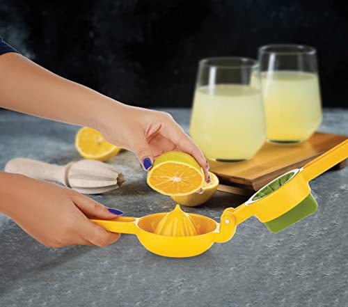 Image of Manual Squeeze and Twist Hand Juicer Machine for Lemon, Orange, Citrus, Fruits, and Vegetables Lime Squeezer 1PC