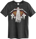 hochwertiger & sauber verarbeiteter Metallica Master of Puppets Logo Print auf dem Amplified Herren T-Shirt
