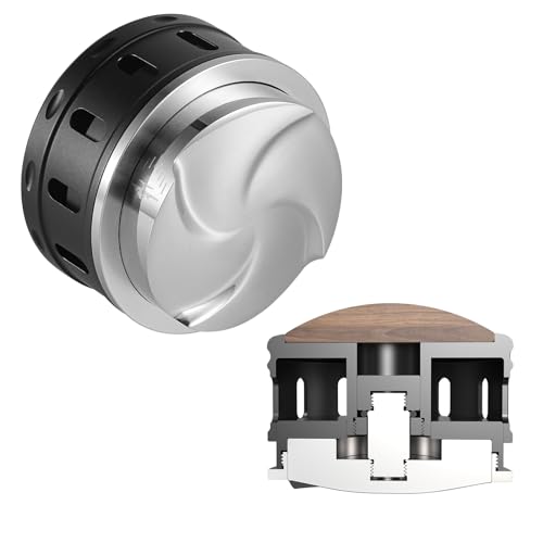 MHW-3BOMBER Coffee Leveler Falcon Gravity Coffee Distributor 58.35MM, Prevent False Pressing Espresso Distributor Cyclone Base Compatible with 58MM Espresso Portafilter T6097