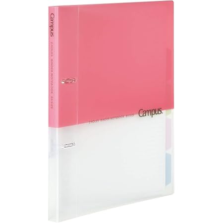 Amazon コクヨ ルーズリーフバインダー キャンパス B5 2穴 最大100枚 ピンク ル Pp358p 文房具 オフィス用品 文房具 オフィス用品