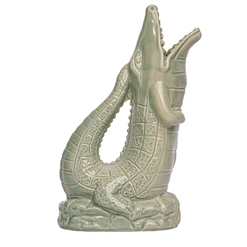 The Original Croggle Jug – Gluggle Jug Crocodile Pitcher, Handmade