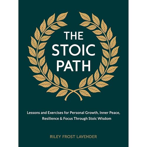 The Stoic Path Audiolibro Por Riley Frost Lavender arte de portada
