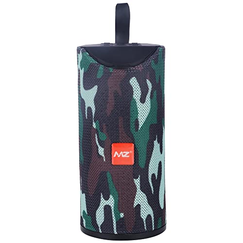 Image of MZ TG-113 (Portable Bluetooth Speaker) Dynamic Thunder Sound with High Bass 10 W Bluetooth Speaker (Green Camouflage)