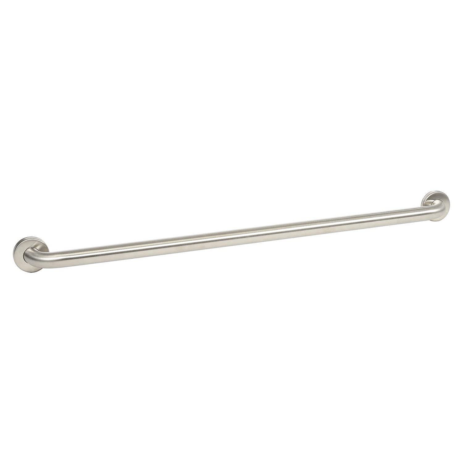Bobrick Straight Grab Bar, 42 Inches, 1-1/2 Inch Diameter, ADA Compliant, Satin-Finish Stainless Steel, Slip-Resistant Surface for Bath, Shower, Toilet Safety, Concealed Mounting Flanges