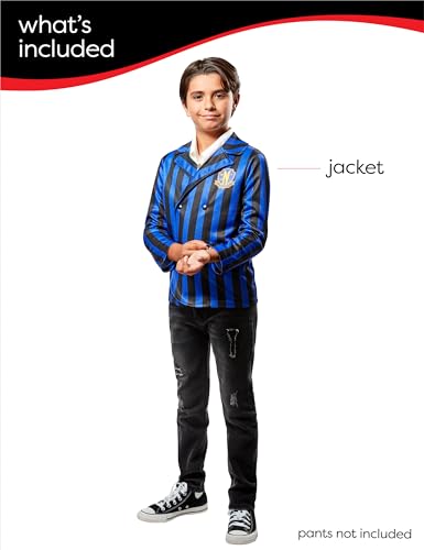 Chaqueta disfraz uniforme Nevermore para niño talla L miniatura 2