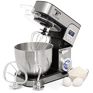 Moss & Stone Stand Mixer With LCD Display, 6 Speed, 5.5 Qt