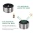 Solar Lights Outdoor Waterproof, Stainless Steel LED Landscape Lighting Outdoor Solar Lights for Outside Solar Garden Lights for Pathway, Walkway, Patio, Yard, Lawn - 12 Pack ( Multicolor )