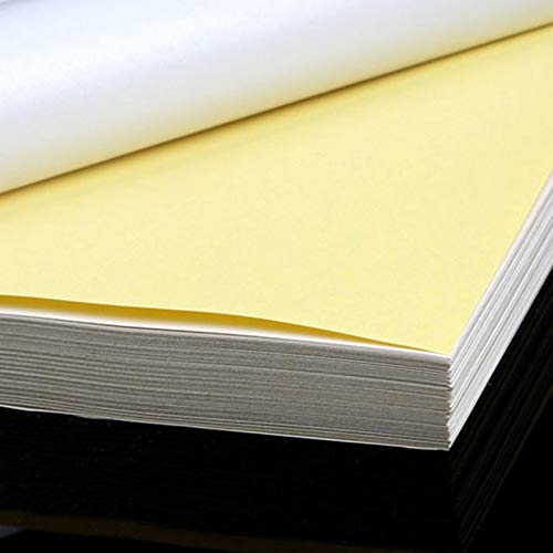 A4 auto-adhésif de papier d'impression étiquettes autocollant for imprimante jet d'encre 100pcs for Office Supermarché Papeterie scolaire