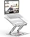 Produktbild RINBO Laptop ständer Stufenlos einstellbar, Schicker Aluminium Notebook Stand, Universal Kompatibel mit Alle (10bis17 Zoll) Notebooks,Dell,HP,Samsung,Lenovo,Surface,Acer, Huawei, MacBook Pro/Air,Ipad