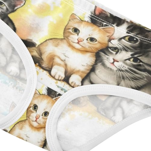 Girls Underwear Toddler 2t Cotton Cute Panties Girl Fancy Kids Undies Briefs Cats Cute4