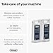De'Longhi EcoDecalk Mini Descaler DLSC200, 2 Decalcification Doses, Coffee Machine Descaler, Coffee Machine Maintenance Accessory, Plant-Based Ingredients, 2x100ml, White