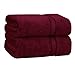 COTTON CRAFT Ultra Soft Bath Sheets - 2 Pack - 35 x 70 - Absorbent Quick Dry Everyday Luxury Hotel Bathroom Spa Gym Shower Beach Pool Travel Dorm - 100% Ringspun Cotton - 580 GSM - Easy Care - Black