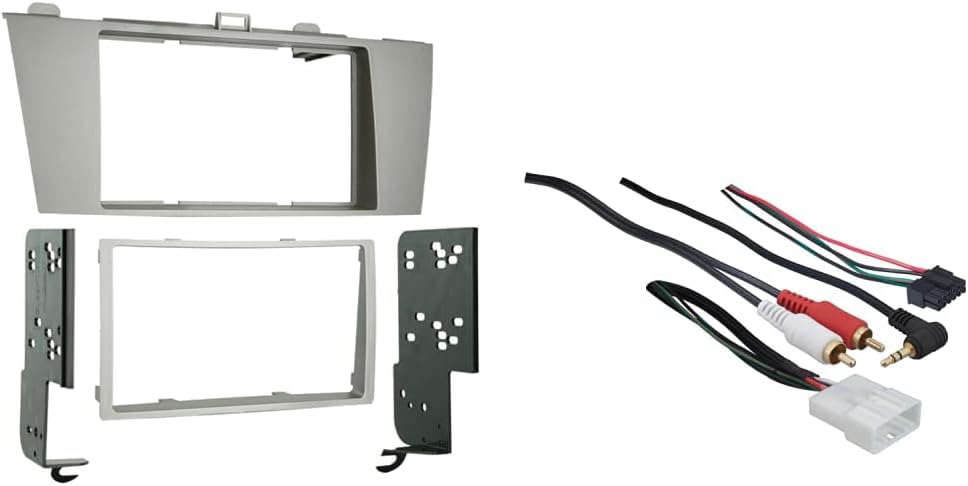 Metra 95-8212 Double DIN Installation Kit for 2004-2008 Toyota Solara Vehicles (Silver)