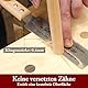 SUIZAN Dübelsäge 150mm - Professionelle Japansäge Zugsäge Ryoba Zweischneidige Säge Handsäge Holz Saw Holzbearbeitungswerkzeuge