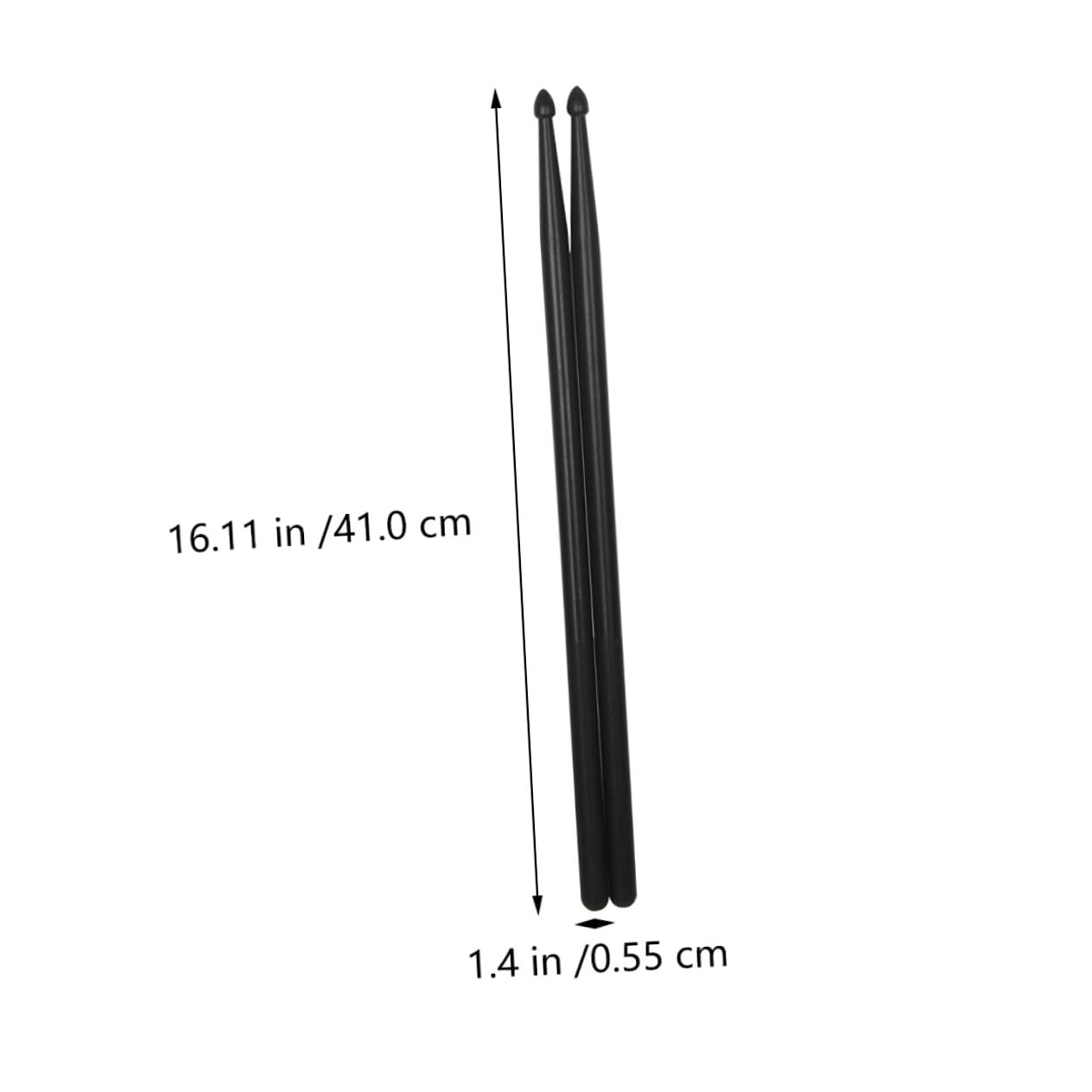 Veemoon 5 Paires Baguettes Batterie Nylon Durables Colorées pour Instruments de Percussion Confortables et Polyvalentes pour Batteurs Débutants et Professionnels