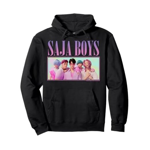 KPop Demon Hunters Halloween Saja Boys Group Shot Pullover Hoodie